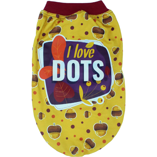 Chaleco I Love Dont Mostaza